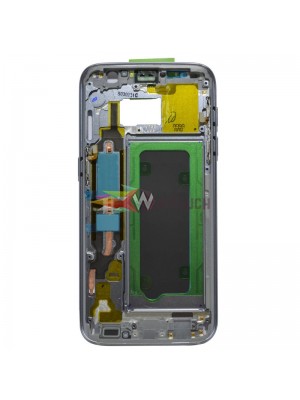 Samsung G930F Γνήσιο πλαίσιο Οθόνης Samsung Galaxy S7, Μαύρο Ανταλλακτικά Samsung G930F Γνήσιο πλαίσιο Οθόνης Samsung Galaxy S7, Μαύρο Ανταλλακτικά